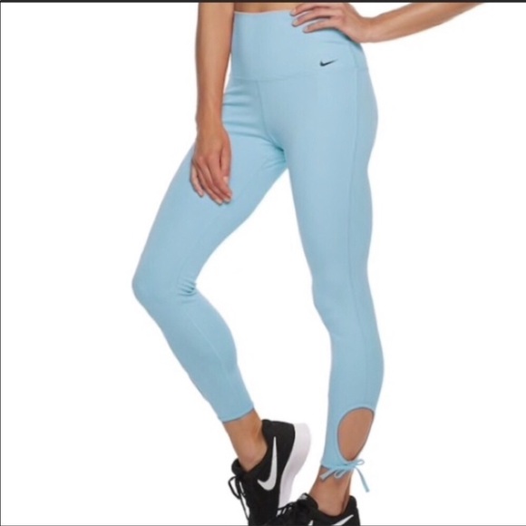 Nike Women’s 7/8 Ribbed Training Tights High Rise - Picture 3 of 11